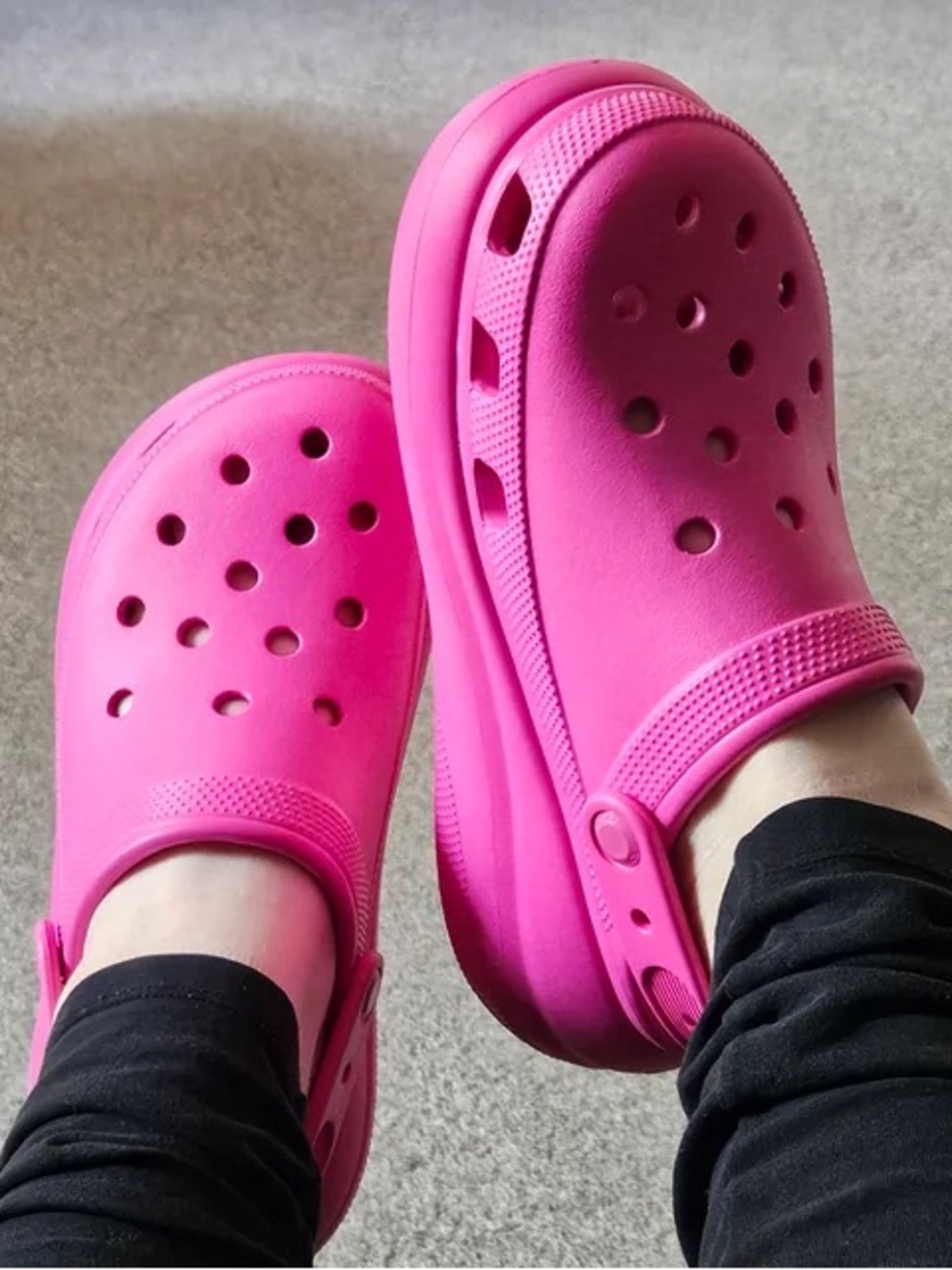 Crocs Classic  platform Crush Clog Pink